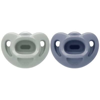 Nuk Sutter - 2-pak - First Choice Soft - Grøn/Blå