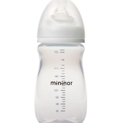 Mininor Sutteflaske - 240 ml - Hvid